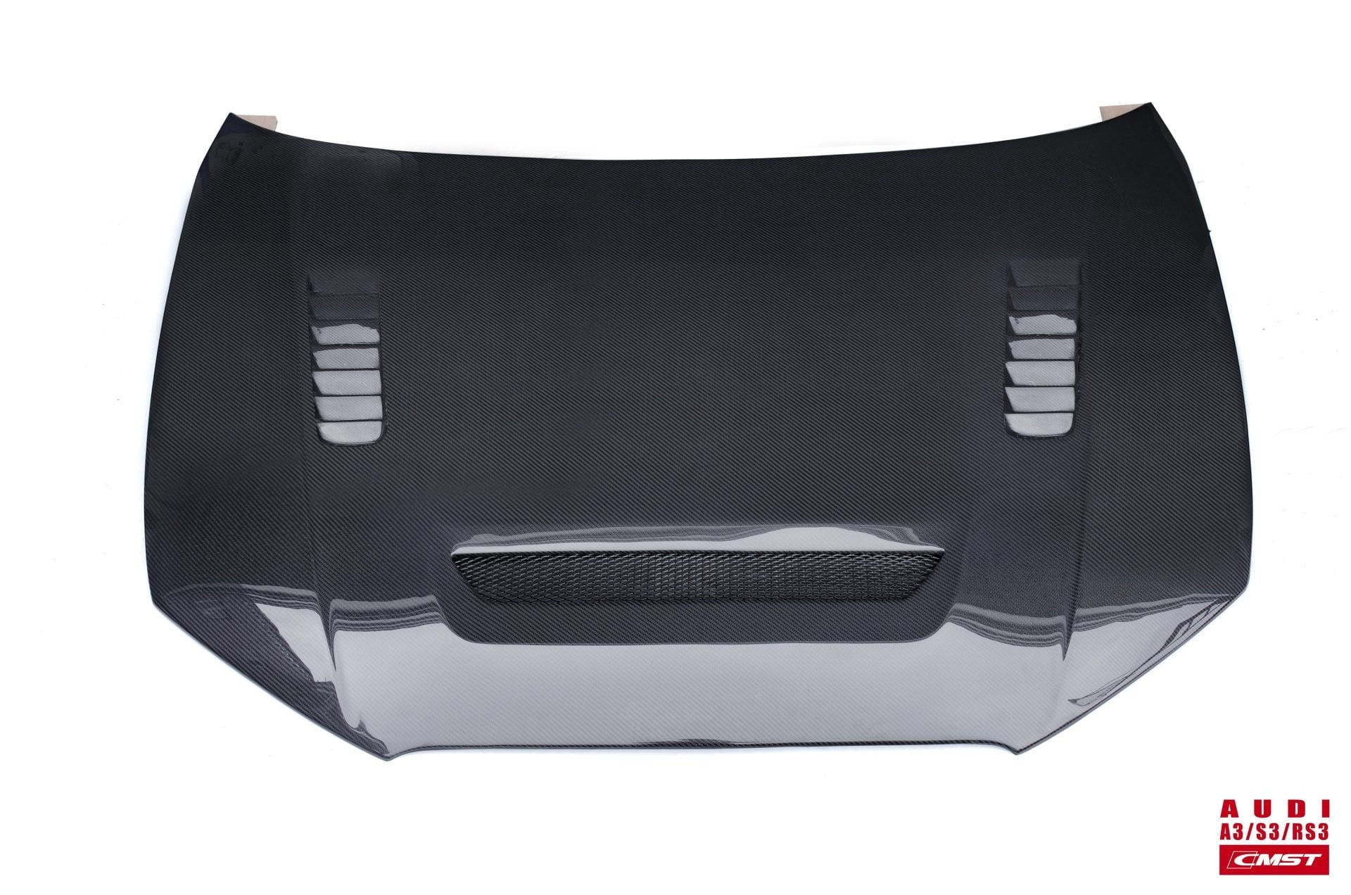 CMST Tuning Carbon Fiber Hood Bonnet Ver.2 for Audi RS3 A3 A3 S Line 2014-2020 Sedan - Robot Bodykits