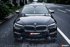 CMST Tuning Carbon Fiber Front Bumper Upper Valences for BMW 5 Series G30 / G31 2017-2020  Pre-facelift