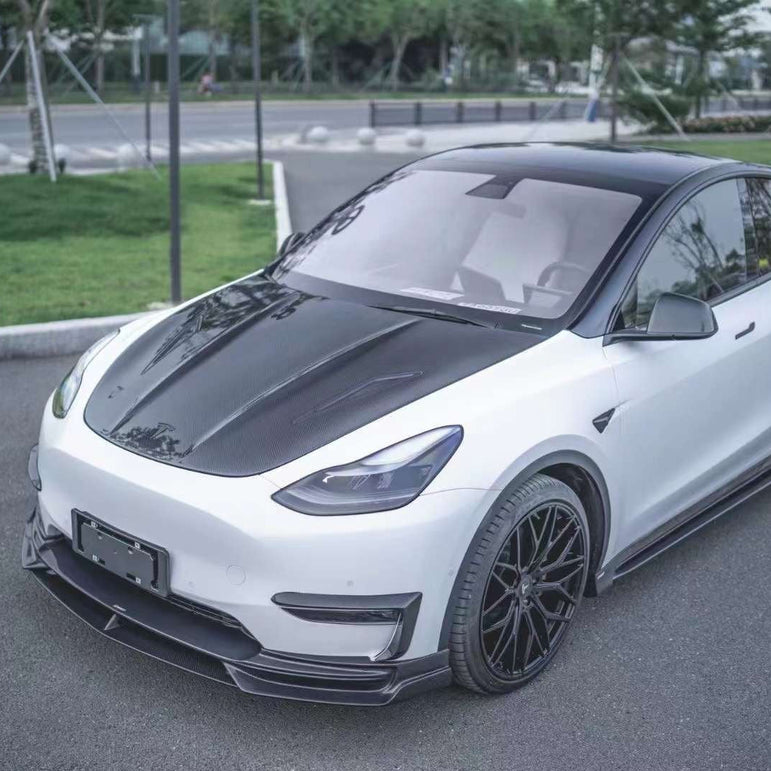CMST Tuning Carbon Fiber Hood Ver.2 for Tesla Model Y - Robot Bodykits
