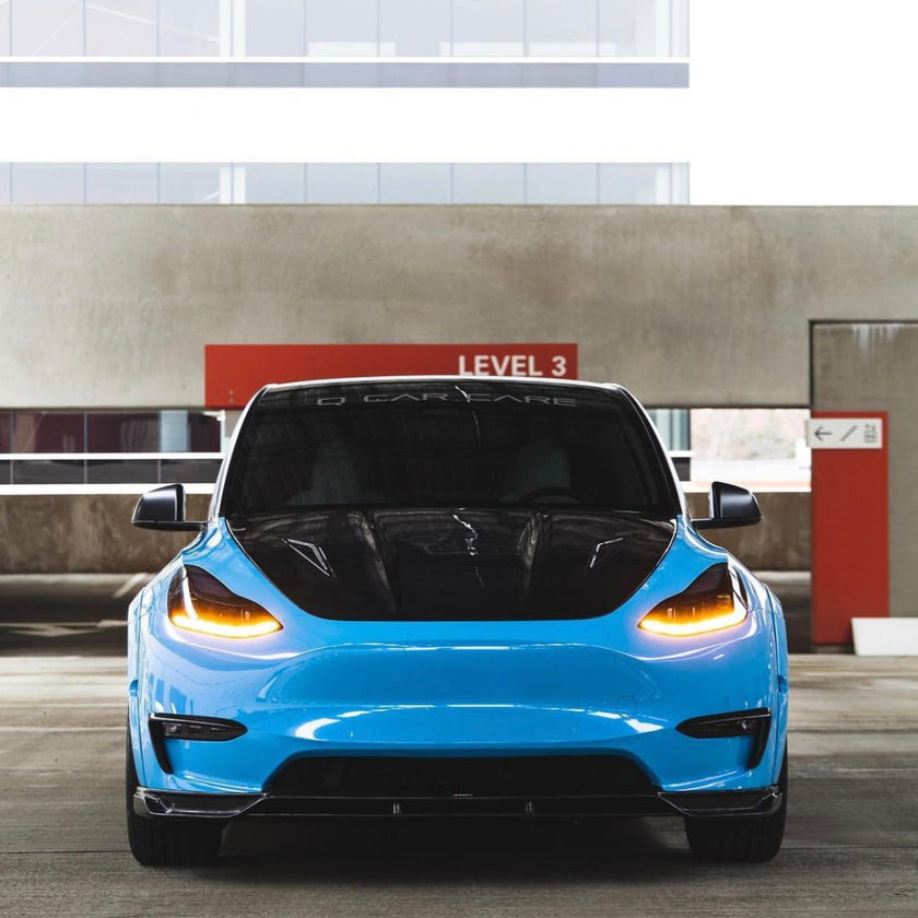 CMST Tuning Carbon Fiber Hood Ver.2 for Tesla Model Y - Robot Bodykits