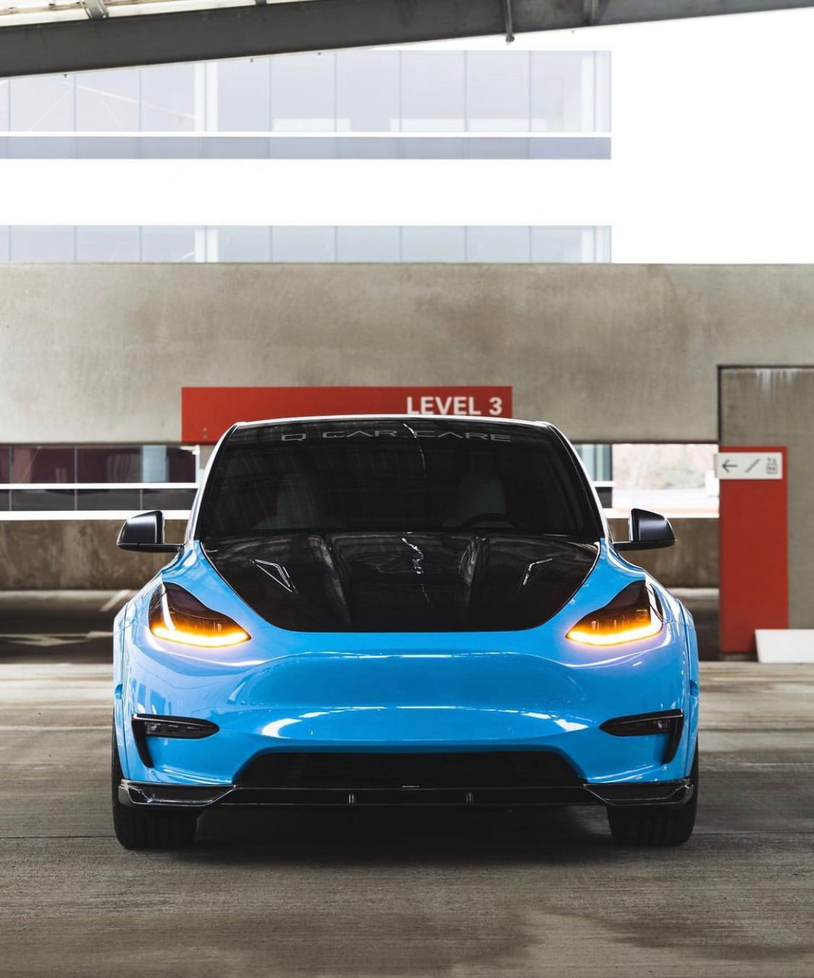 CMST Tuning Carbon Fiber Hood Ver.2 for Tesla Model Y - Robot Bodykits