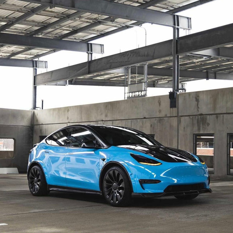 CMST Tuning Carbon Fiber Hood Ver.2 for Tesla Model Y - Robot Bodykits