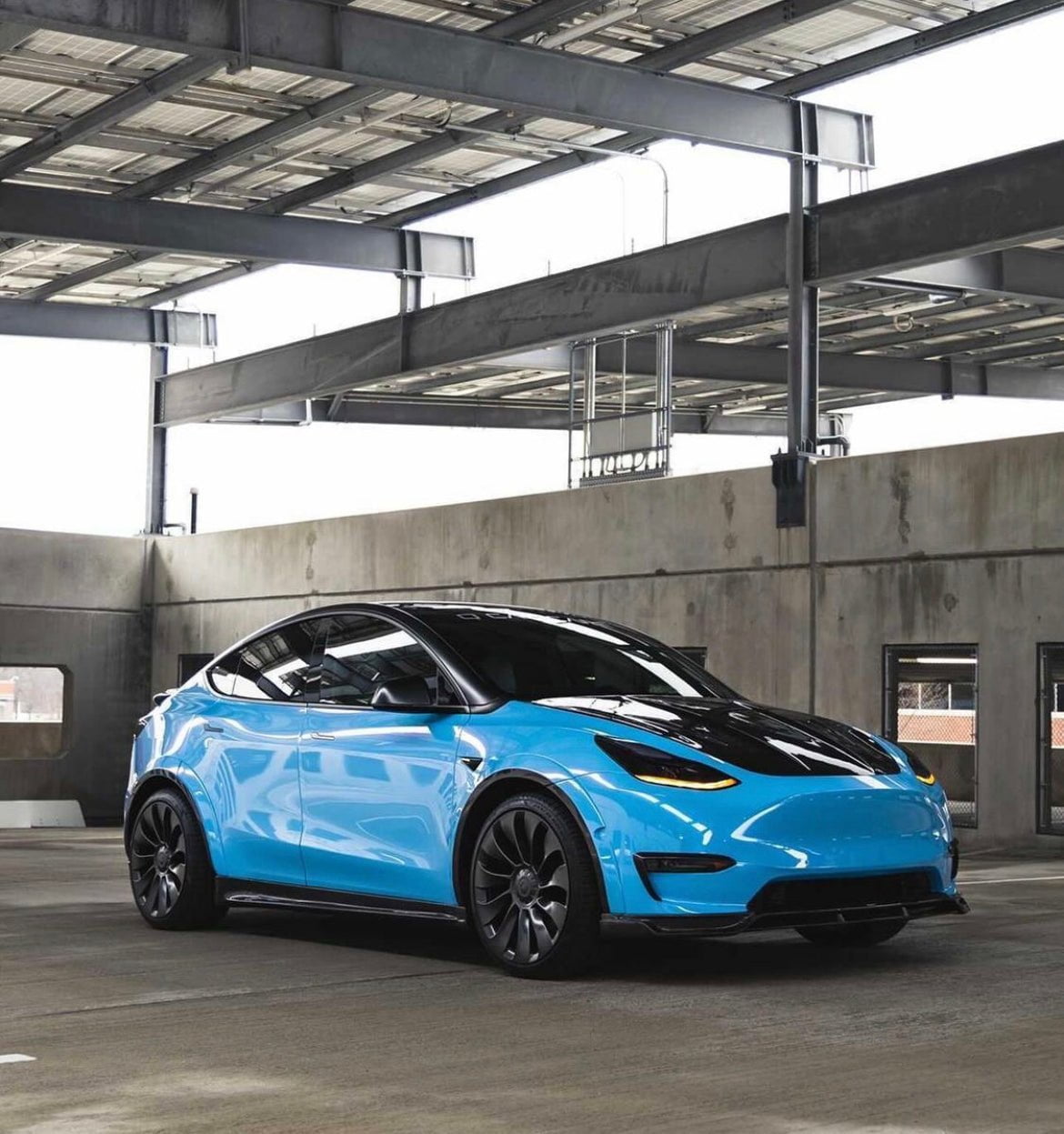 CMST Tuning Carbon Fiber Hood Ver.2 for Tesla Model Y - Robot Bodykits
