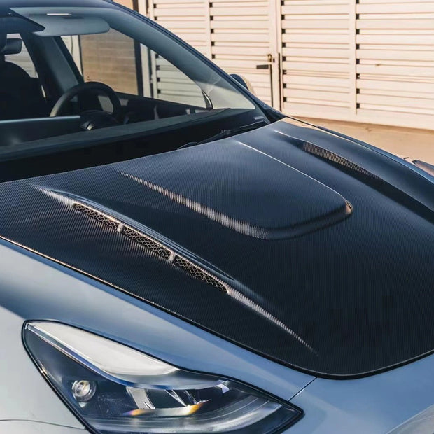 CMST Tuning Carbon Fiber Hood Bonnet Ver.1 for Tesla Model Y - Robot Bodykits