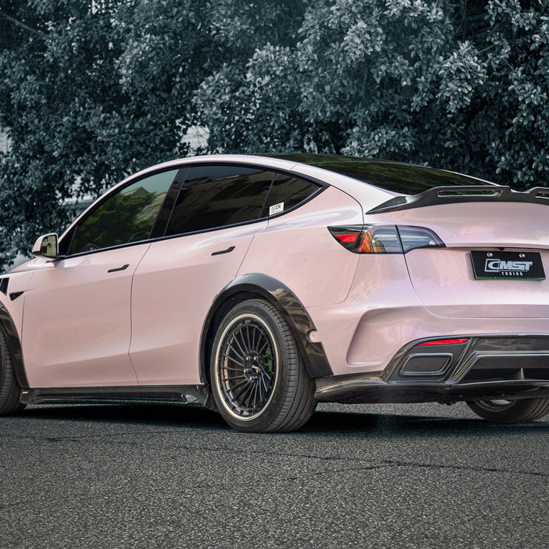 CMST Tuning Carbon Fiber Rear Bumper ver.1 for Tesla Model Y - Robot Bodykits