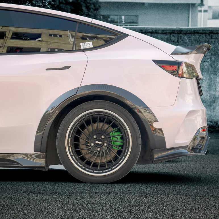 CMST Tuning Carbon Fiber Rear Bumper ver.1 for Tesla Model Y - Robot Bodykits