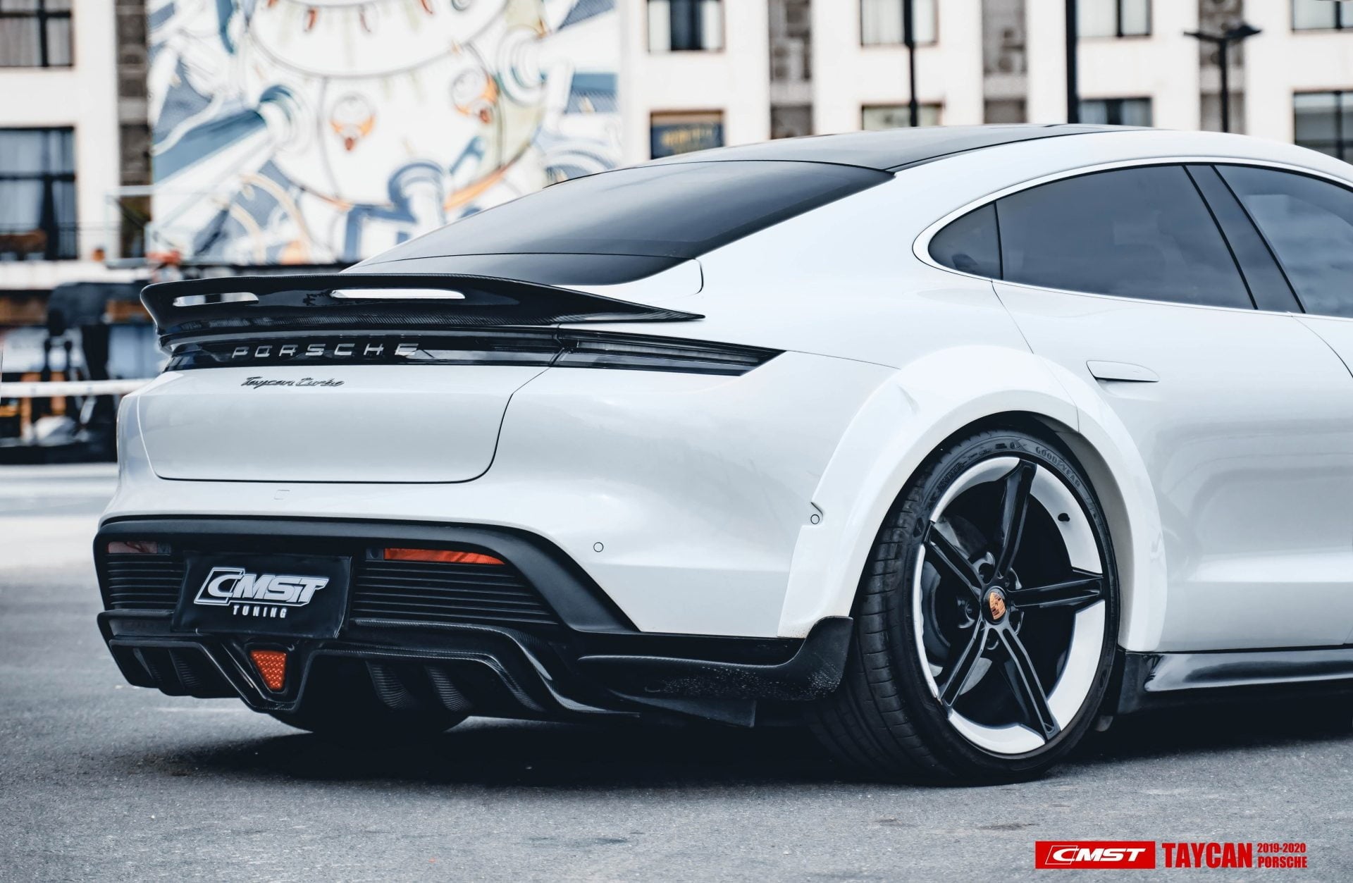 CMST Tuning FRP Widebody Wheel Arches for Porsche Taycan & 4S & Turbo & Turbo S - Robot Bodykits