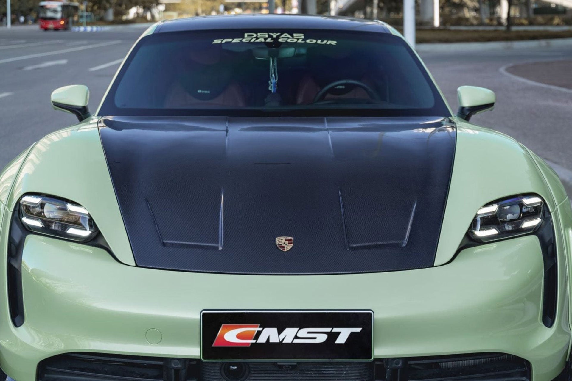 CMST Tuning Carbon Fiber Hood Bonnet for Porsche Taycan & Turbo & Turbo S - Robot Bodykits