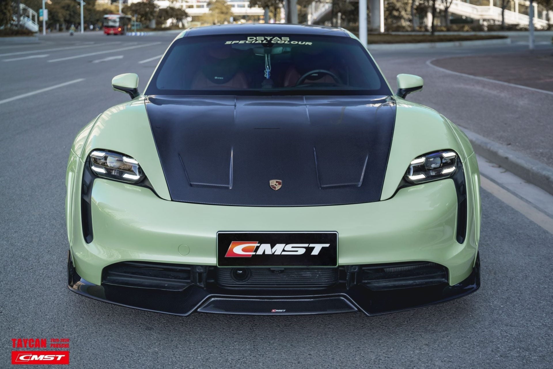 CMST Tuning Carbon Fiber Hood Bonnet for Porsche Taycan & Turbo & Turbo S - Robot Bodykits