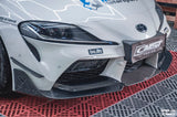 CMST Tuning Carbon Fiber Front Bumper Canards for Toyota GR Supra A90 A91 2020 2021 2022
