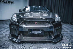 CMST Tuning Stage 2 Front Bumper & Front Lip for Nissan GTR GT-R R35 2008-2016 Facelift Conversion Kit Carbon Fiber / FRP