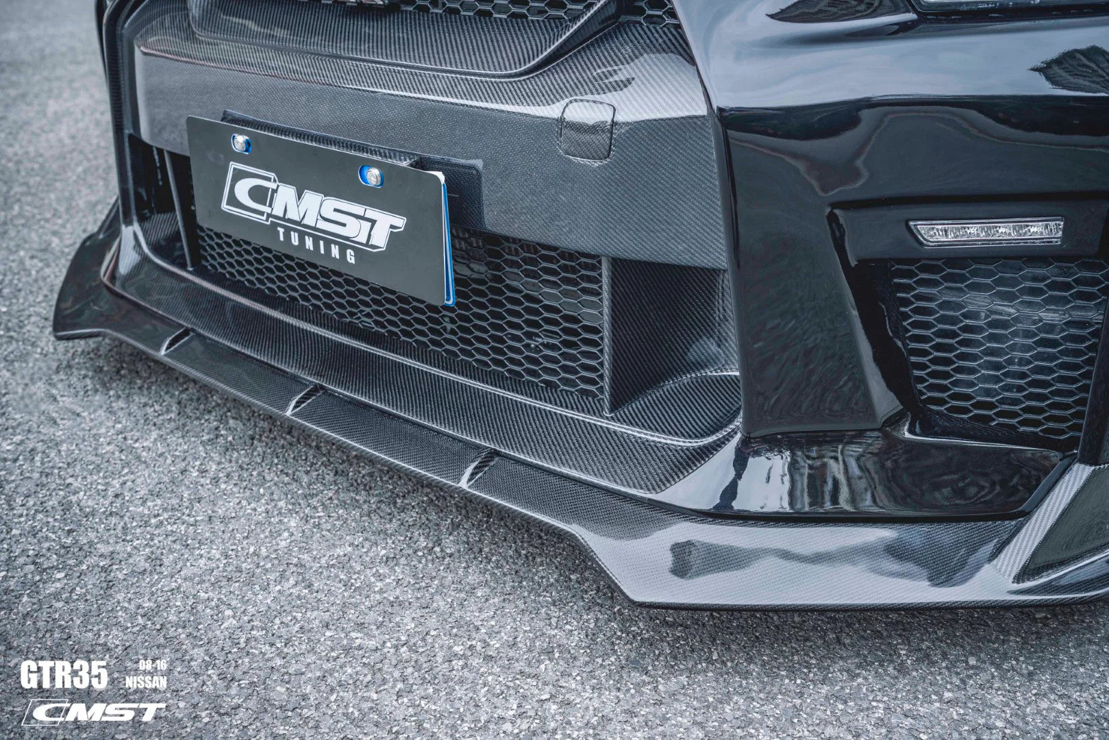 CMST Tuning Stage 2 Front Bumper & Front Lip for Nissan GTR GT-R R35 2008-2016 Facelift Conversion Kit Carbon Fiber / FRP - Robot Bodykits