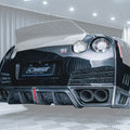 CMST Tuning Rear Bumper & Rear Diffuser Ver.2 for Nissan GTR GT-R R35 2008-2016 Carbon Fiber / FRP - Robot Bodykits