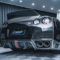 CMST Tuning Rear Bumper & Rear Diffuser Ver.2 for Nissan GTR GT-R R35 2008-2016 Carbon Fiber / FRP - Robot Bodykits