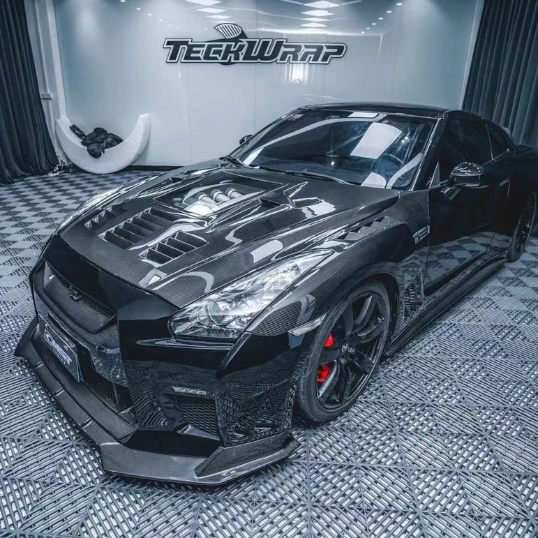 CMST Tuning Pre-preg Carbon Fiber Front Fenders for Nissan GTR GT-R R35 2008-2022 (Pair)