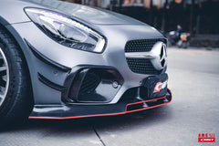 CMST Tuning Carbon Fiber Front Intake Vent Trim Cover for Mercedes Benz C190 AMG GT GTS 2015-2017