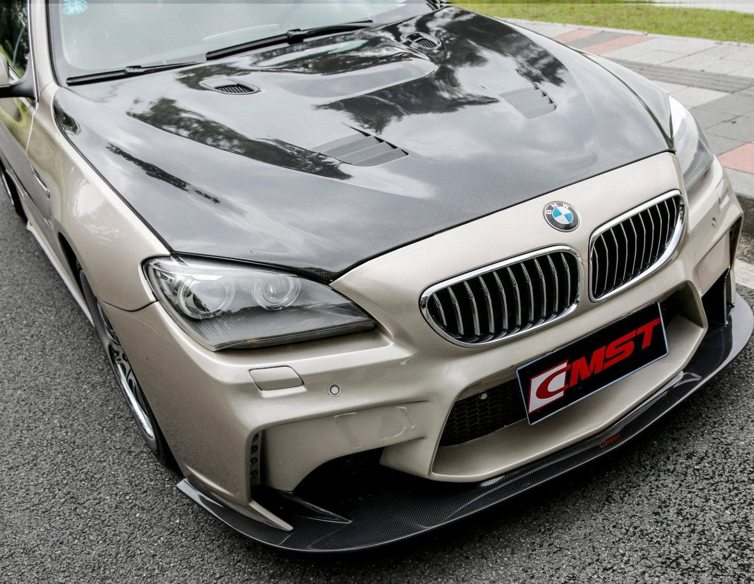 CMST Tuning Carbon Fiber Vented Hood For BMW M6 & 6 Series F06 F12 F13 2012-2016 - Robot Bodykits
