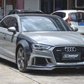 CMST Tuning Carbon Fiber Widebody Fender Arches ( 12 Pcs ) for Audi A3, S3 2014-2020 8V - Robot Bodykits