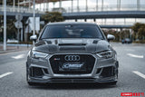 CMST Tuning Carbon Fiber Front Lip for Audi RS3 2018-2020