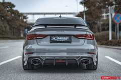 CMST Tuning Carbon Fiber Rear Spoiler Wing ver.3 for Audi RS3 2018-2020 & S3 & A3 S Line & A3 2014-2020