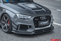 CMST Tuning Glass Transparent Carbon Fiber Hood Bonnet Ver.3 for Audi RS3 2018-2020 & 2014-2020 A3 & A3 S Line & S3