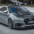 CMST Tuning Glass Transparent Carbon Fiber Hood Bonnet Ver.3 for Audi RS3 2018-2020 & 2014-2020 A3 & A3 S Line & S3