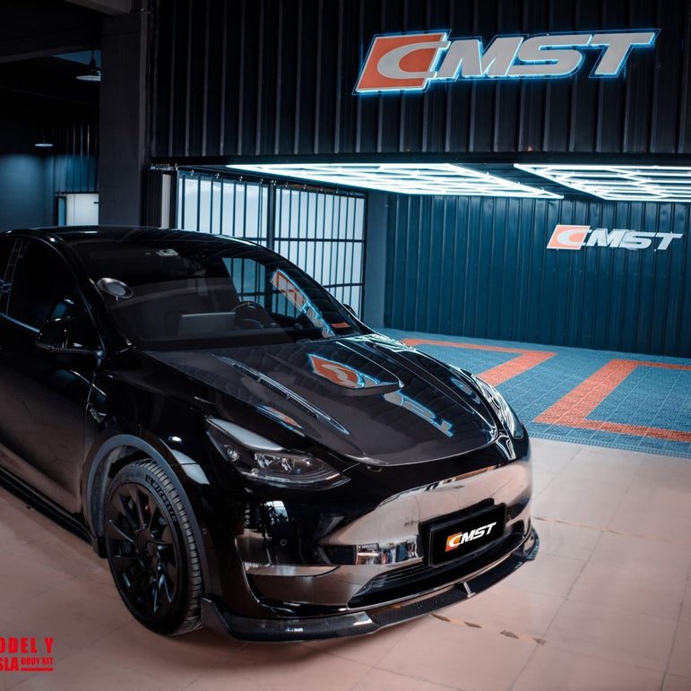 CMST Tuning Carbon Fiber Hood Bonnet Ver.1 for Tesla Model Y - Robot Bodykits
