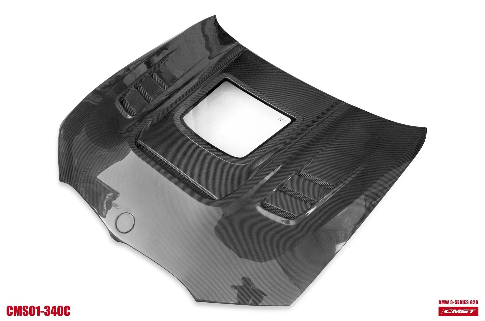 CMST Tuning Carbon Fiber Glass Transparent Hood Bonnet for BMW 3 Series G20 G28 330i M340i - Robot Bodykits