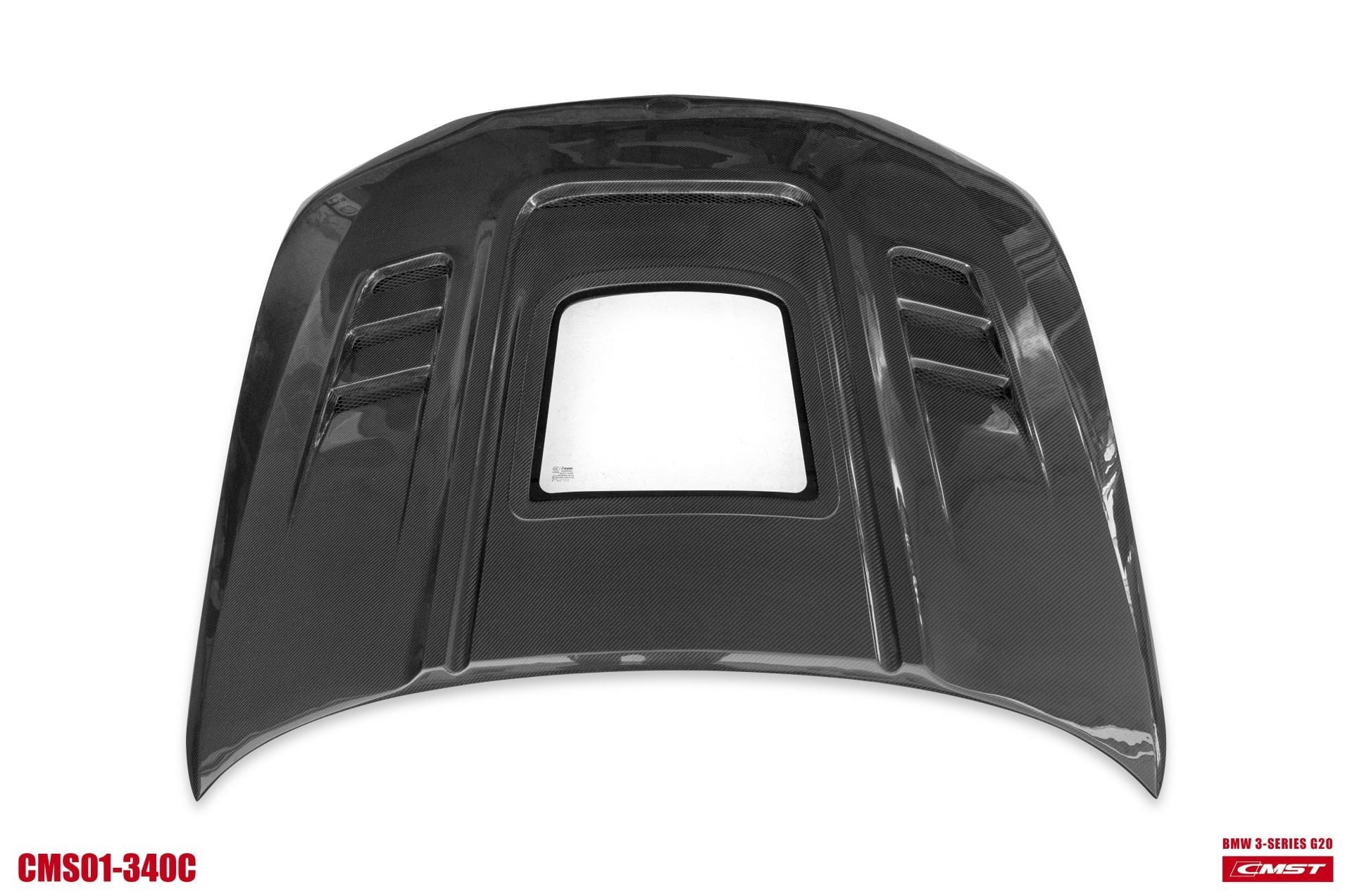 CMST Tuning Carbon Fiber Glass Transparent Hood Bonnet for BMW 3 Series G20 G28 330i M340i - Robot Bodykits