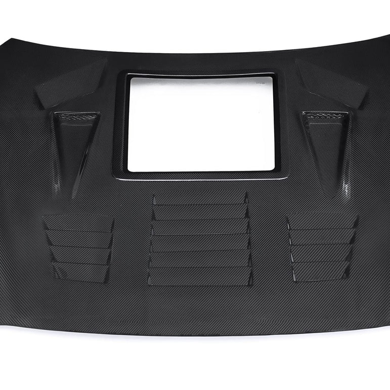 CMST Tuning Carbon Fiber Glass Transparent Hood Ver.2 For Nissan GTR GT-R R35 2017-2022