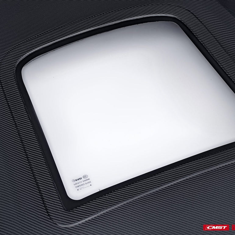 CMST Tuning Carbon Fiber Glass transparent Hood GTS Style BMW M3 / M4 F80 F82 F83 - Robot Bodykits