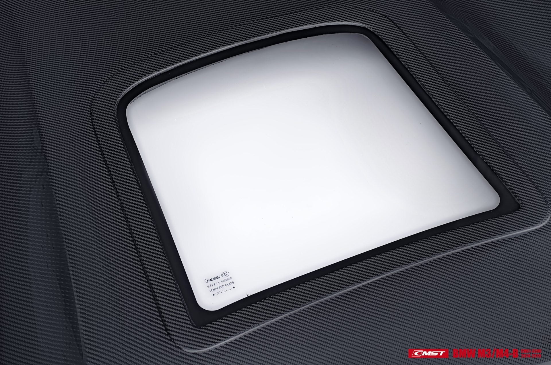 CMST Tuning Carbon Fiber Glass transparent Hood GTS Style BMW M3 / M4 F80 F82 F83 - Robot Bodykits