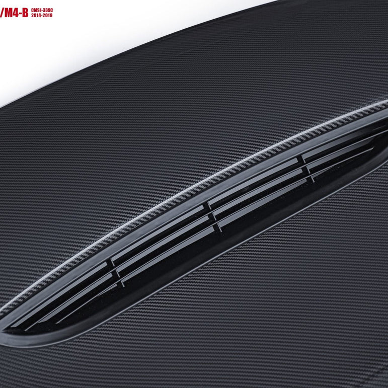 CMST Tuning Carbon Fiber Glass transparent Hood GTS Style BMW M3 / M4 F80 F82 F83 - Robot Bodykits