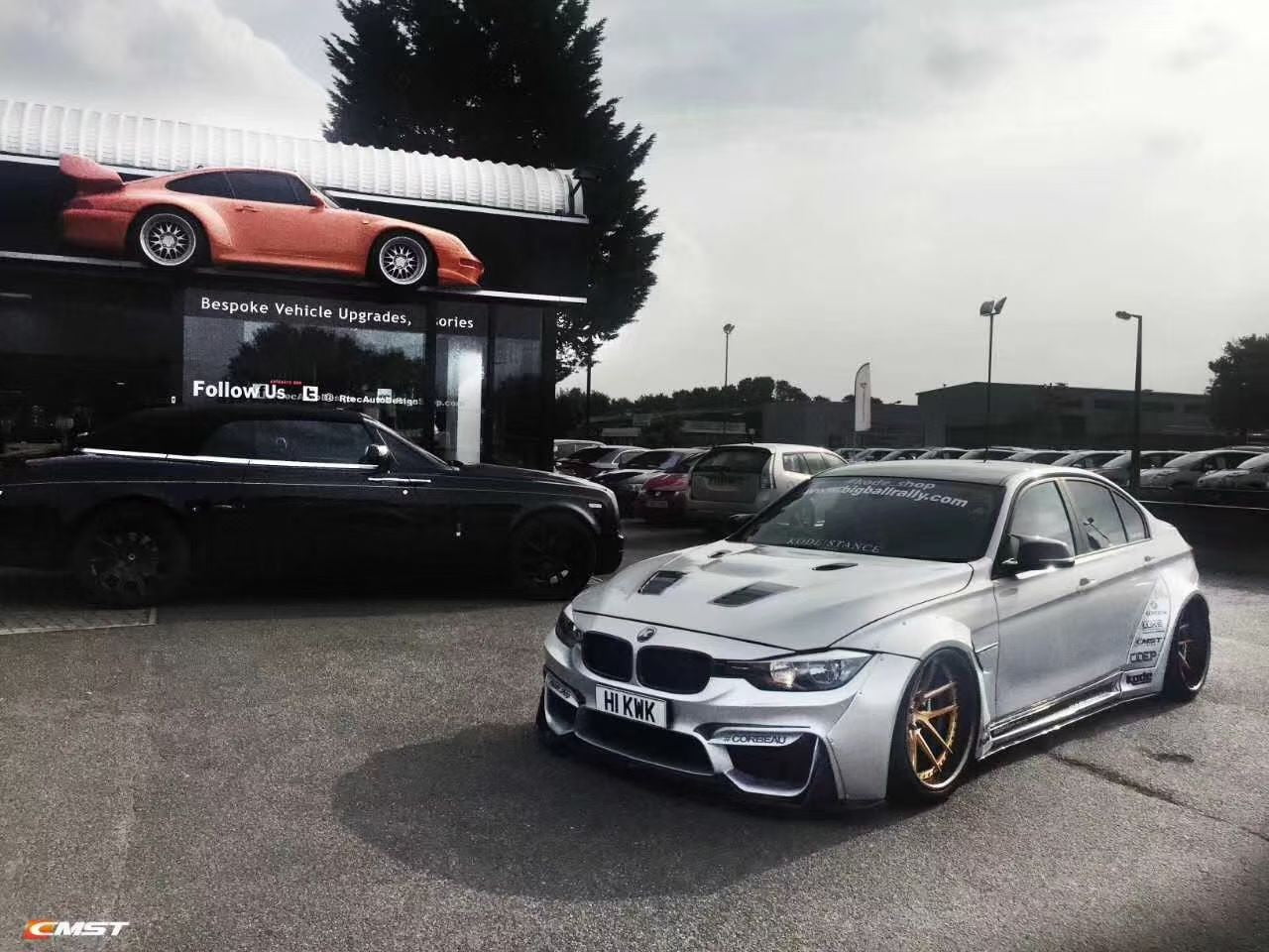CMST Tuning Carbon Fiber Hood Bonnet Ver.3 for BMW 3 Series F30 F31 / 4 Series F32 F33 F36 2012-2020 - Robot Bodykits