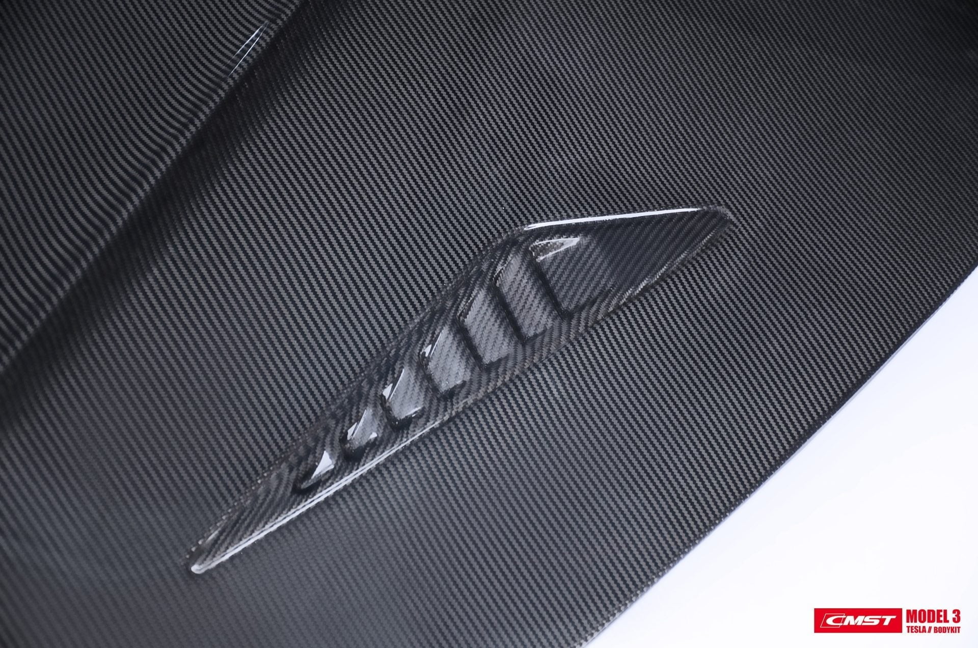 CMST Tuning Carbon Fiber Hood Ver.2 for Tesla Model 3 - Robot Bodykits