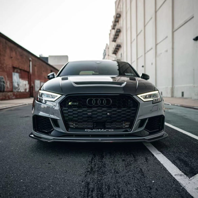 CMST Tuning Carbon Fiber Hood Bonnet Ver.2 for Audi RS3 A3 A3 S Line 2014-2020 Sedan - Robot Bodykits