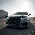 CMST Tuning Carbon Fiber Hood Bonnet Ver.2 for Audi RS3 A3 A3 S Line 2014-2020 Sedan - Robot Bodykits