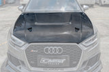 CMST Tuning Carbon Fiber Hood Bonnet Ver.4 for Audi RS3 2018-2020 & 2014-2020 A3 & A3 S Line & S3