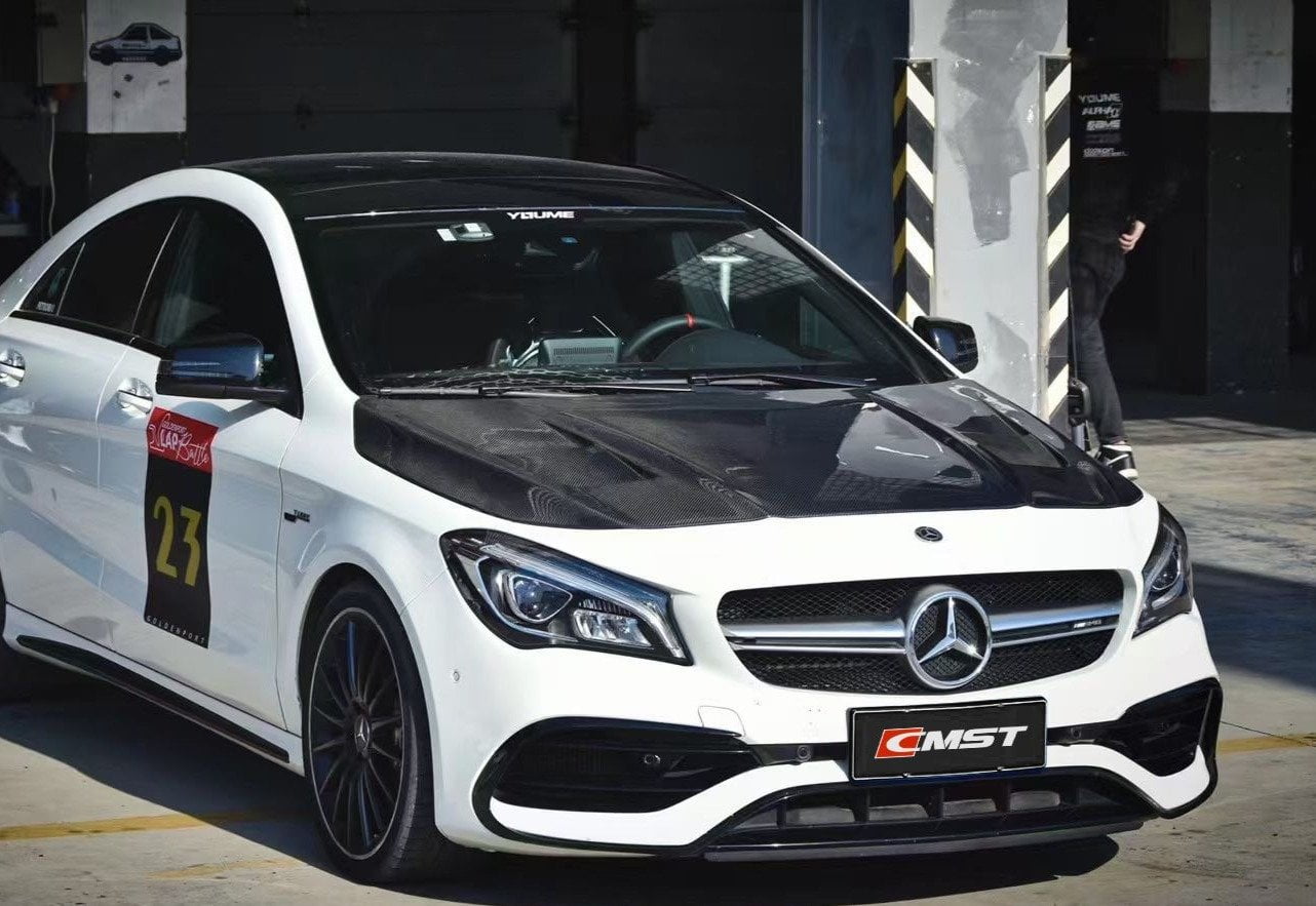CMST Tuning  Carbon Fiber Hood Bonnet for C117 2014-2019 CLA-250 CLA-45 AMG - Robot Bodykits