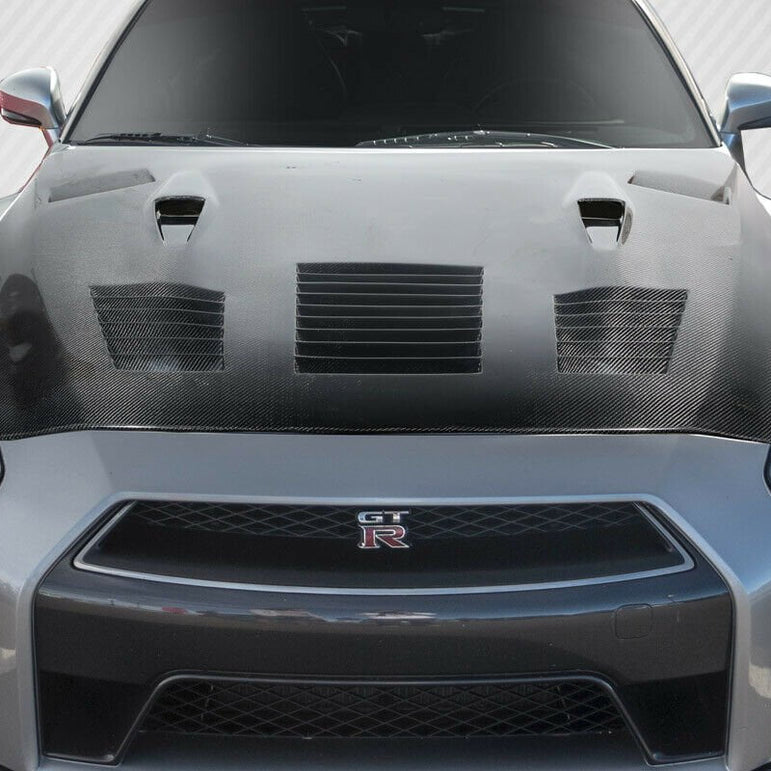 CMST Tuning Carbon Fiber Hood Bonnet for Nissan GTR GT-R R35 2008-2016 - Robot Bodykits