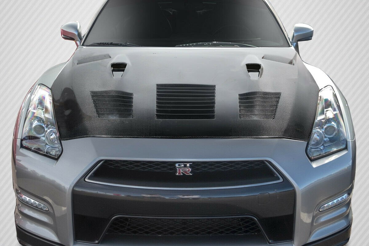 CMST Tuning Carbon Fiber Hood Bonnet for Nissan GTR GT-R R35 2008-2016 - Robot Bodykits