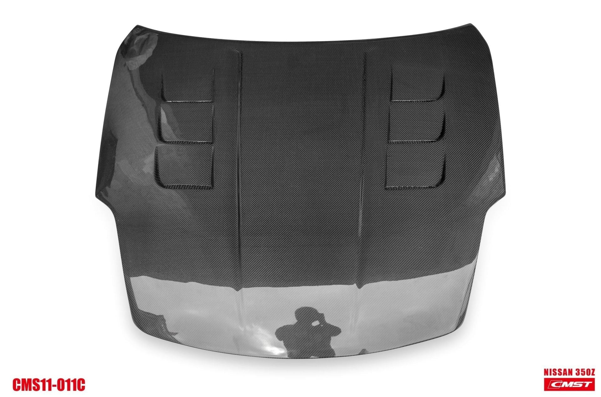 CMST Tuning Carbon Fiber Hood With Vent ver.2 for Nissan 350Z Z33 Fairlady Z Vented - Robot Bodykits