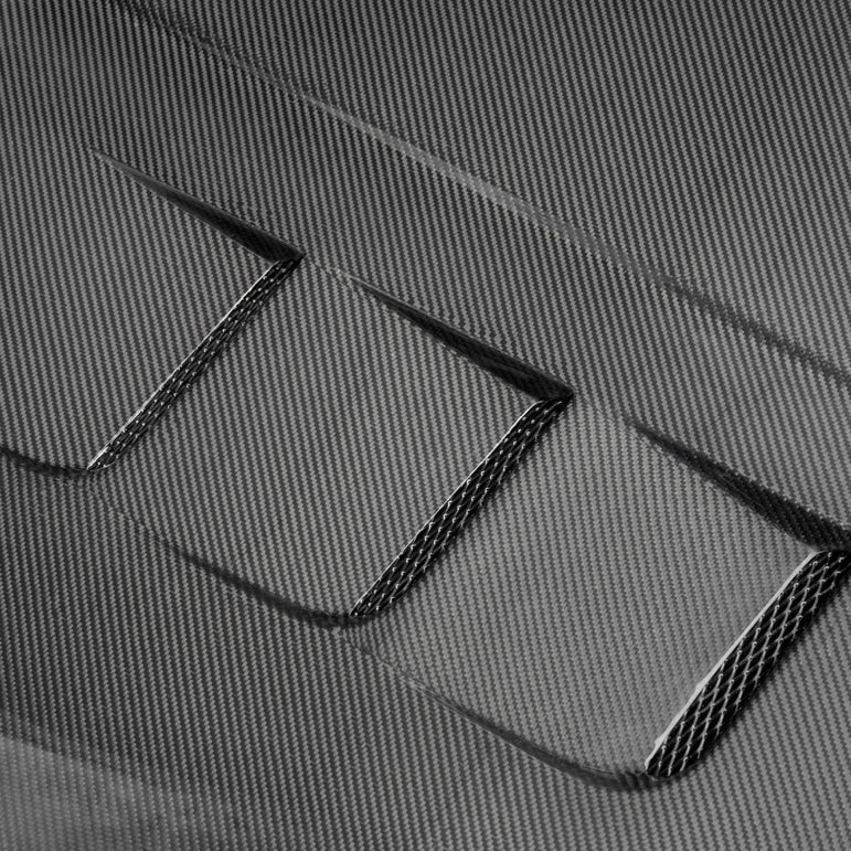 CMST Tuning Carbon Fiber Hood With Vent ver.2 for Nissan 350Z Z33 Fairlady Z Vented - Robot Bodykits
