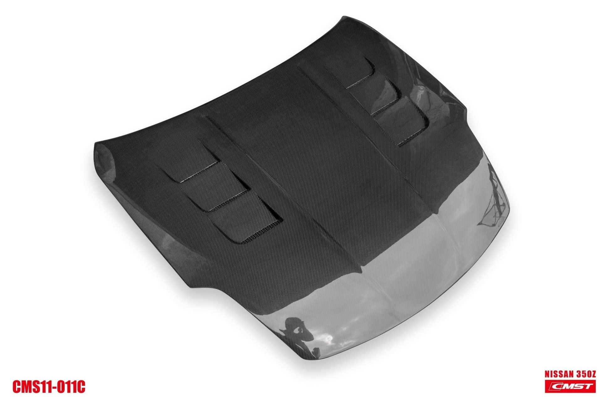 CMST Tuning Carbon Fiber Hood With Vent ver.2 for Nissan 350Z Z33 Fairlady Z Vented - Robot Bodykits