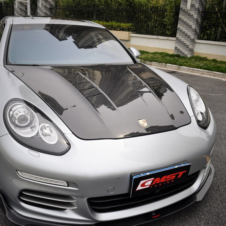 CMST Tuning Carbon Fiber Hood for Porsche Panamera 970 2010-2016 - Robot Bodykits