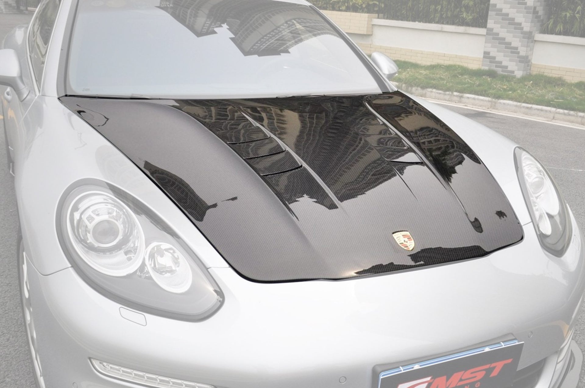 CMST Tuning Carbon Fiber Hood for Porsche Panamera 970 2010-2016 - Robot Bodykits