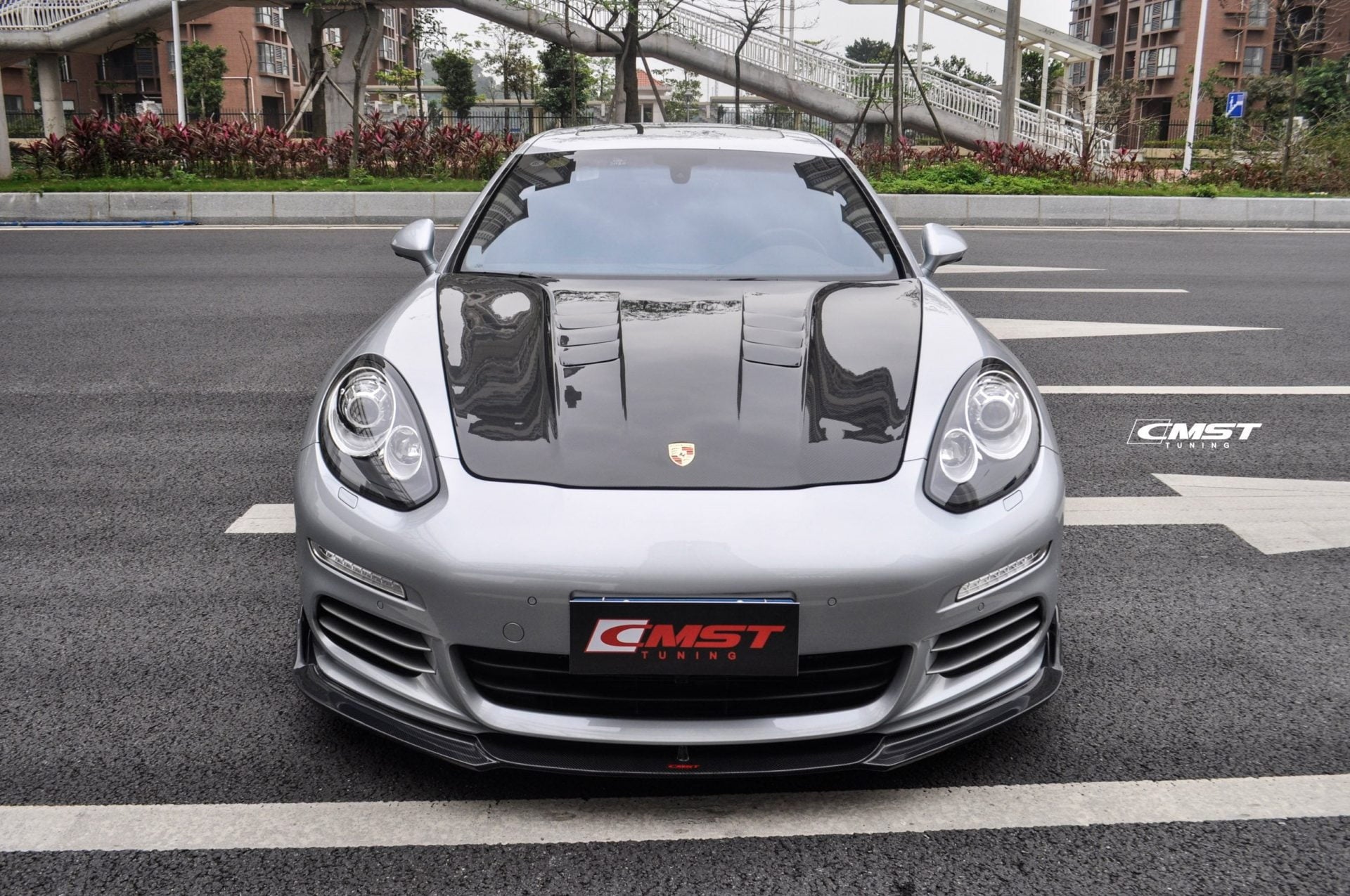 CMST Tuning Carbon Fiber Hood for Porsche Panamera 970 2010-2016 - Robot Bodykits