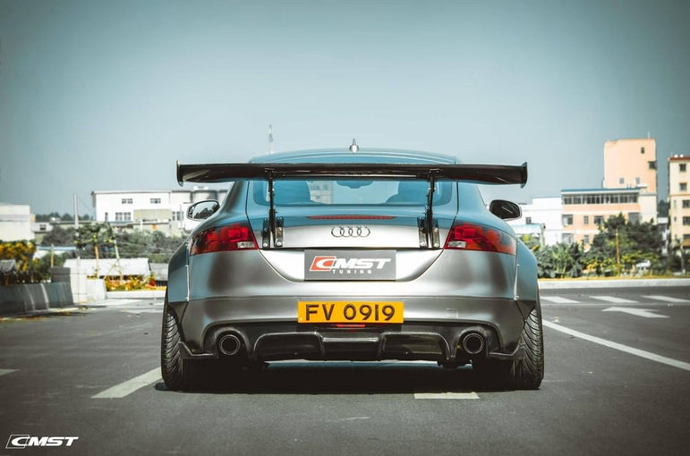 CMST Tuning Carbon Fiber Rear Spoiler Wing For Audi TT TTS MK2 8J 2007-2015