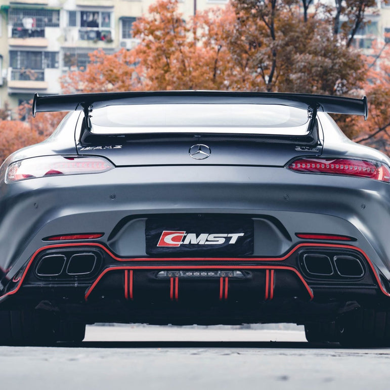 CMST Tuning Carbon Fiber Rear Spoiler Wing Ver.1 for Mercedes Benz C190 AMG GT GTS 2015-ON