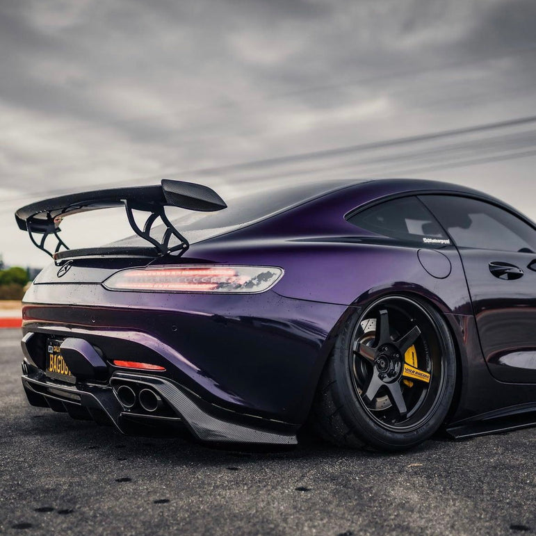 CMST Tuning Carbon Fiber Rear Spoiler Wing Ver.2 for Mercedes Benz C190 AMG GT GTS GTC 2015-2021 - Robot Bodykits